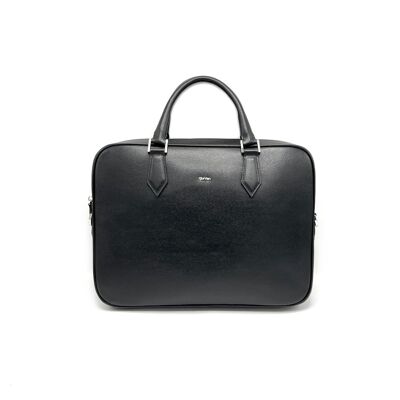 Bolso de oficina para hombre en piel saffiano, Made in ITALY, art.112290GV