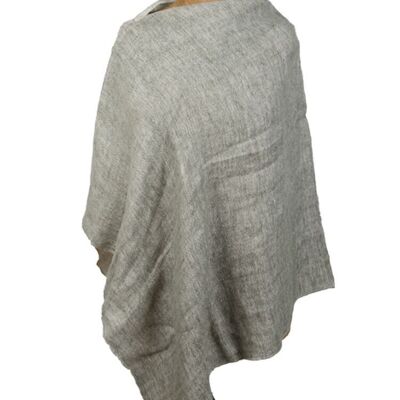 Poncho Quinty olive grey