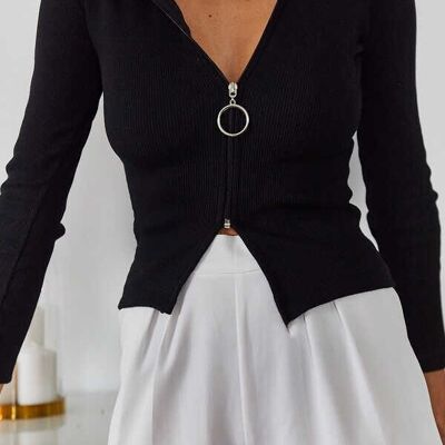 Veste zyppé noire