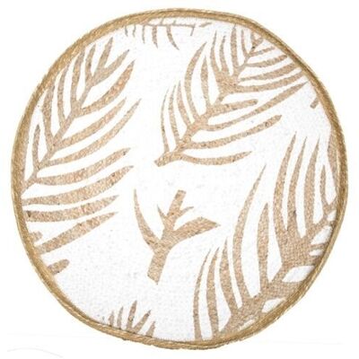 Wall Decoration white leaves slide 70