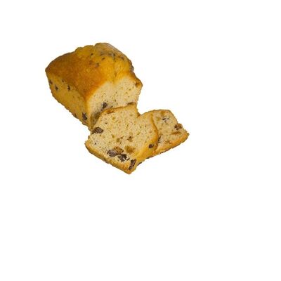 PASTELITO DE PERA PEQUEÑO CON CHISPAS DE CHOCOLATE NEGRO 80g
