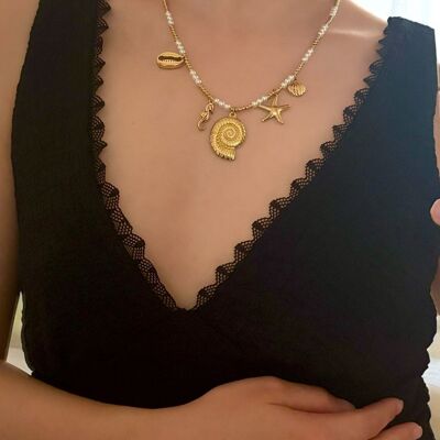 Stainless Steel Necklace 224AQ137