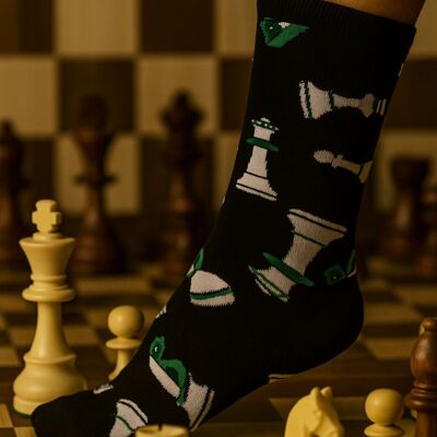 Chess Organic Cotton Socks