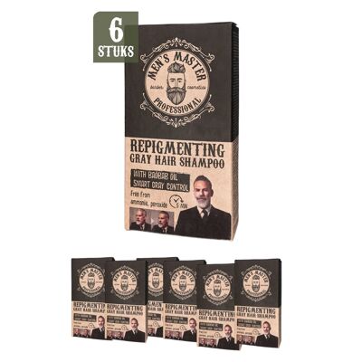 Repigmenting Gray Hair Shampoo 6 Pieces Value Pack - 720ml