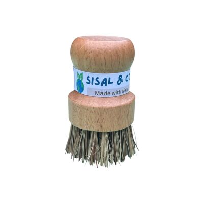 Cepillo para ollas de coco y sisal