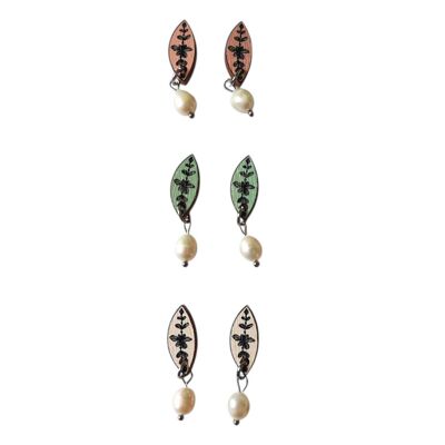 Mini pendientes Flora