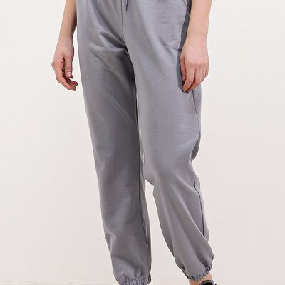 Gray jogging pants