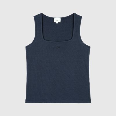 AMAZIA indigo tank top