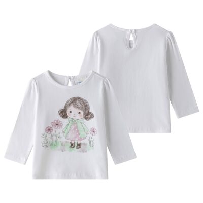 Long-sleeved T-shirt for baby girls BGI65514