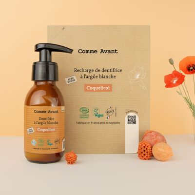 Dentifricio biologico al papavero