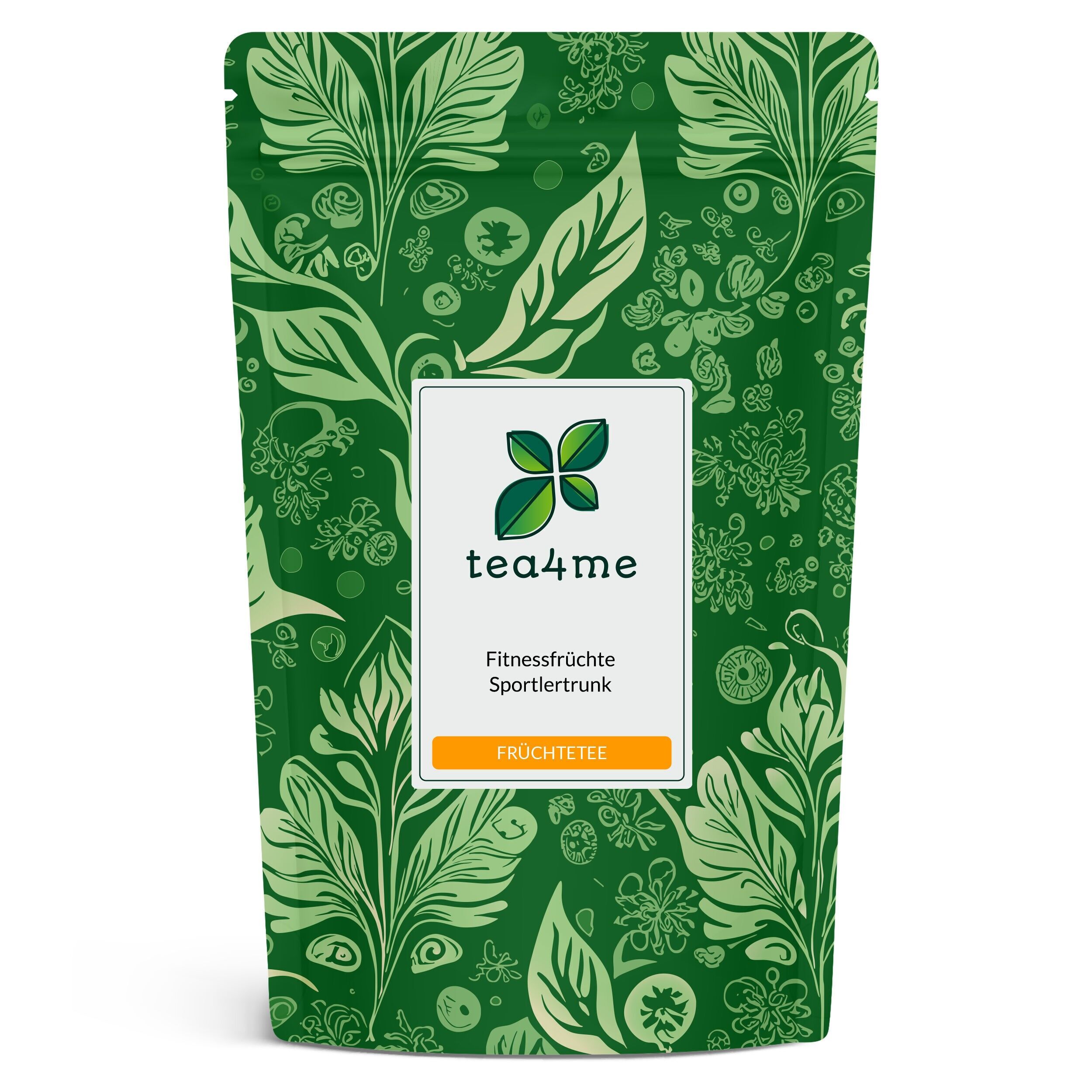 Tea4me Fitness Fruits - Bebida deportiva - Té de frutas Sylt con sabor a menta y naranja