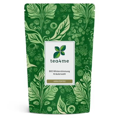 tea4me ORGANIC Winter Mood Herbal Wellbeing herbal tea with mint flavor