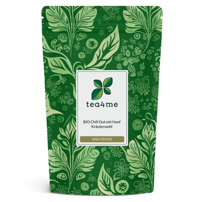 Tea4me BIO Chill Out au chanvre Tisane bien-être aux herbes à l'orange