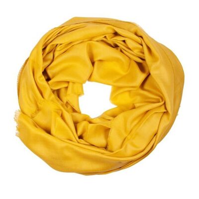 Mustard Royal alpaca wool and silk shawl