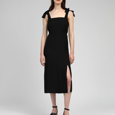 MANTIA LONG DRESS black