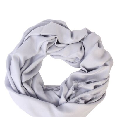 Alpaca Royal wool and silk silver-gray shawl