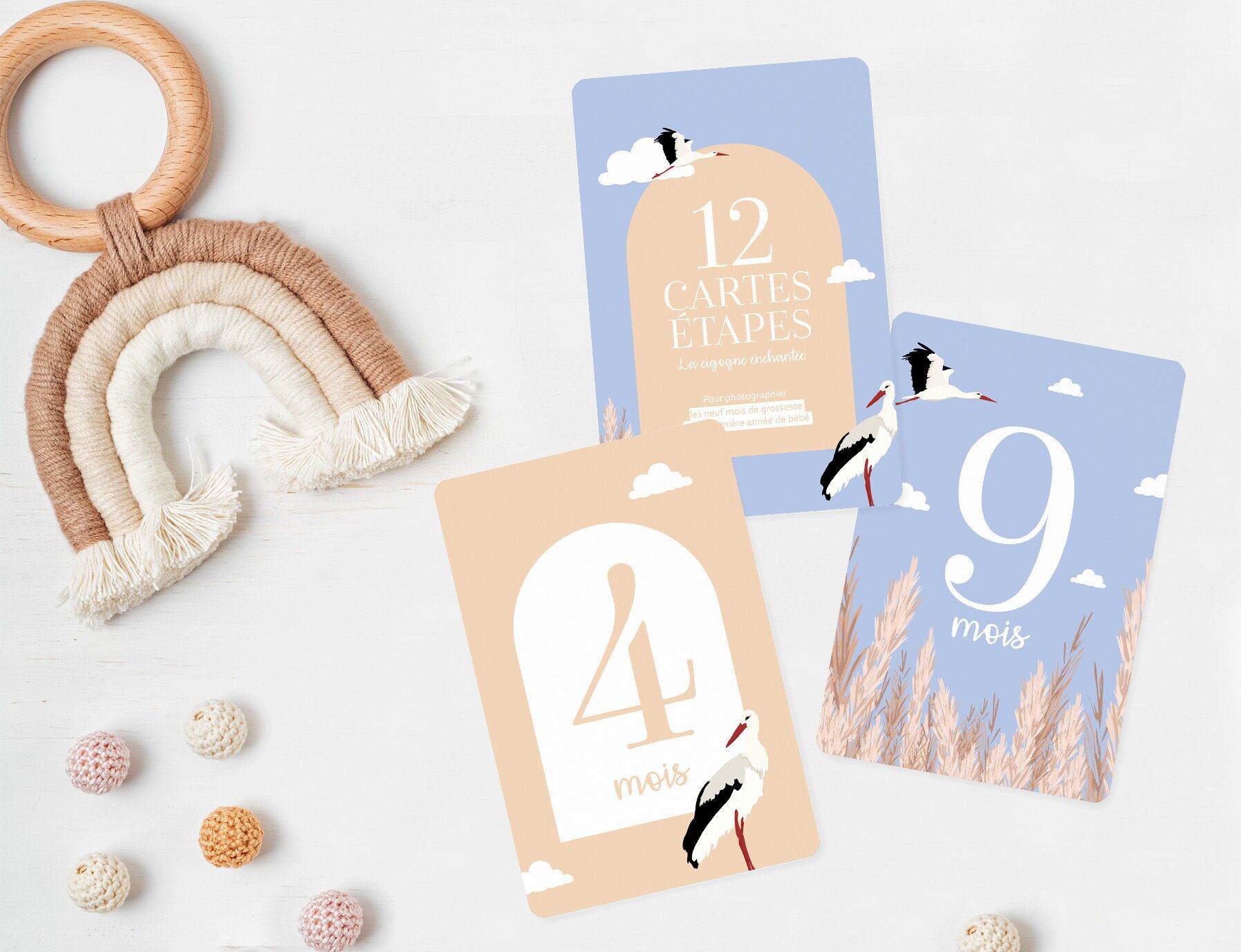 Baby Milestone Cards - The Enchanted Stork