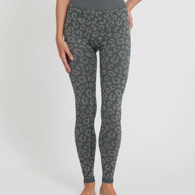 BIDAIA FOREST - Leopard Print Yoga Leggings