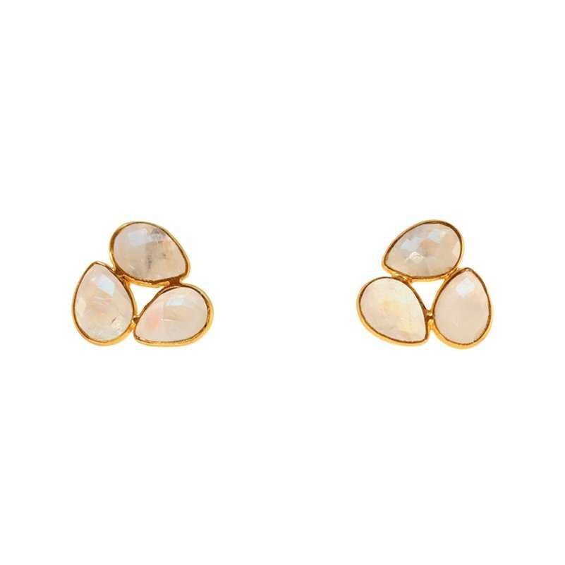 Orecchini in pietra di luna Vega