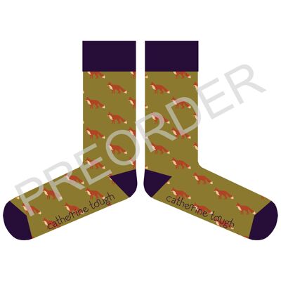 CALZINI ALLA CAVIGLIA - cotone - donna - FOXES - verde - TAGLIA 3