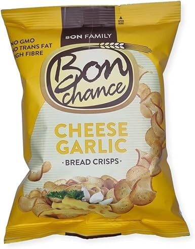 Bon Chance con mix di spezie al formaggio e aglio, crostini di pane - Snack da condividere con gli amici - Confezione da 240 g