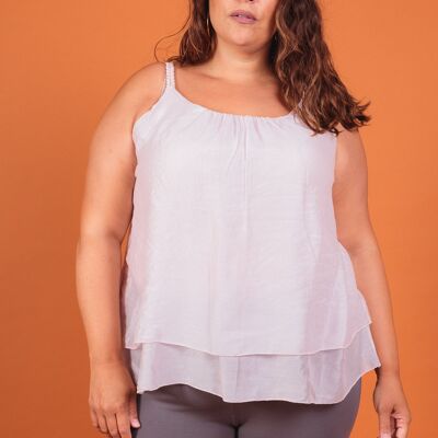GRANDE TAILLE Top bretelles tressées PT2530GT