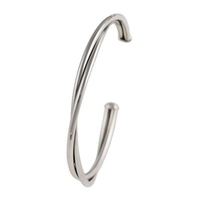 Sterling Silver Intertwined Cuff