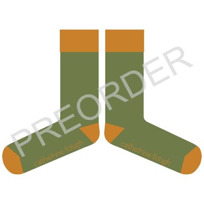 CALZINI ALLA CAVIGLIA - cotone - donna - GLITTER - kaki/zenzero - TAGLIA 3