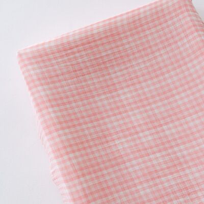 TISU diaper changing pad cover, Pink Gingham
