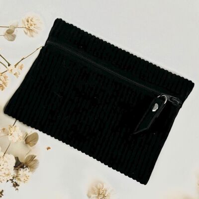 Marsupio S, "Corduroy" nero