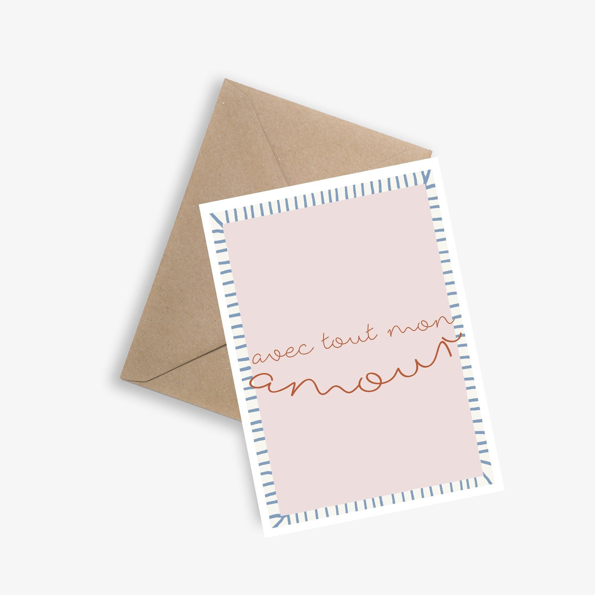 Mit all meiner Liebe - Einfache Karte