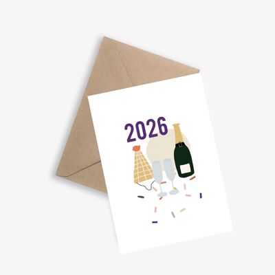 Biglietto d'auguri - 2026 (biglietto singolo)