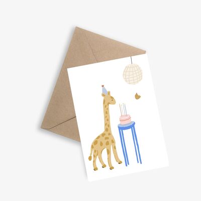 It's Time for a birthday - Simple birthday card