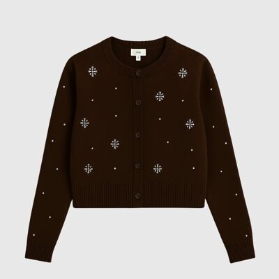 GILET NORINE brown