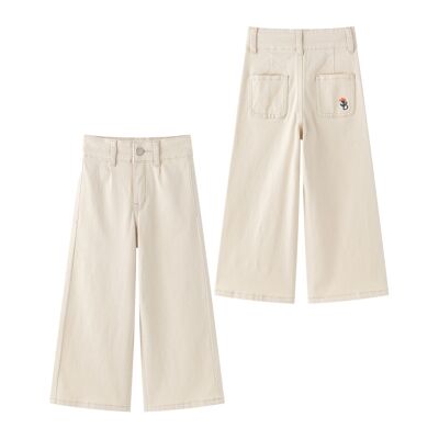 Jeans bianchi da bambina JGI55725