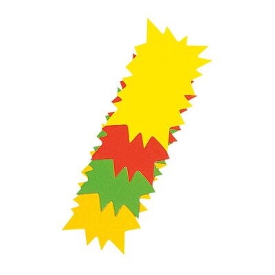 Stephens Ticket Board Flash, Small, 40 Sheets, Fluorescent, Single Pack