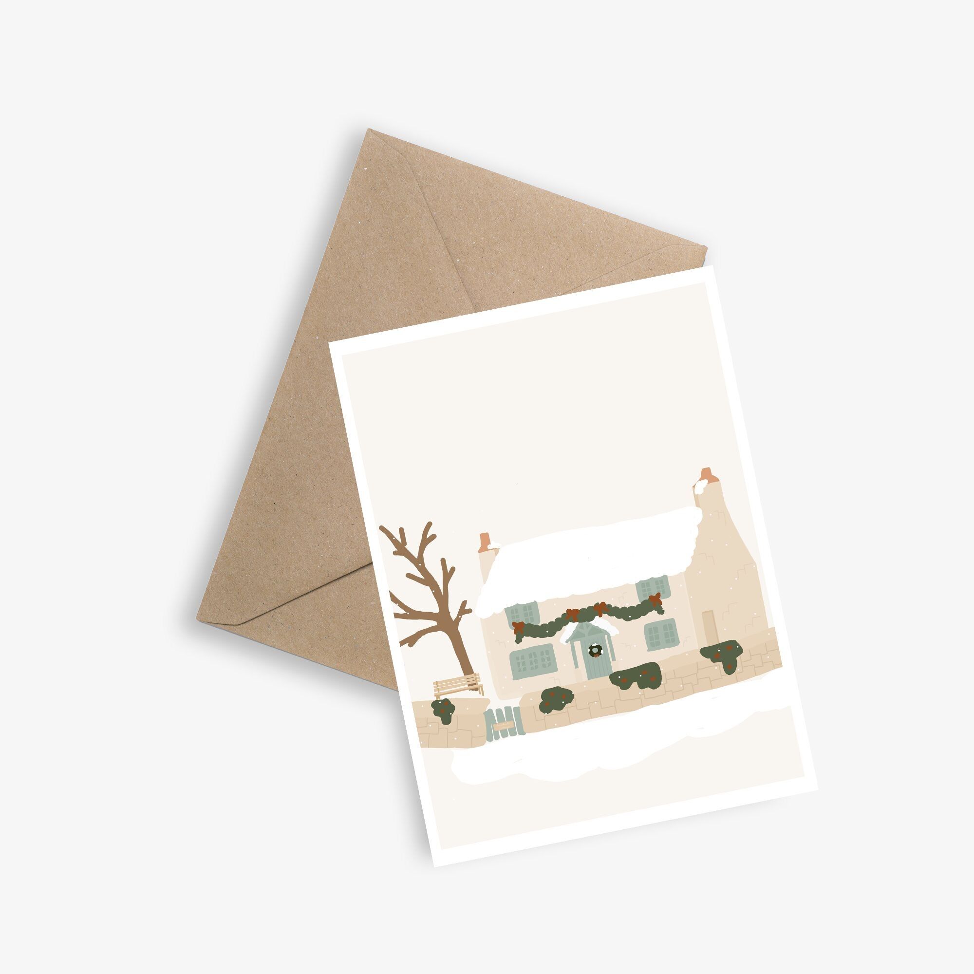 Cottage The Holidays – Einzelkarte und Poster