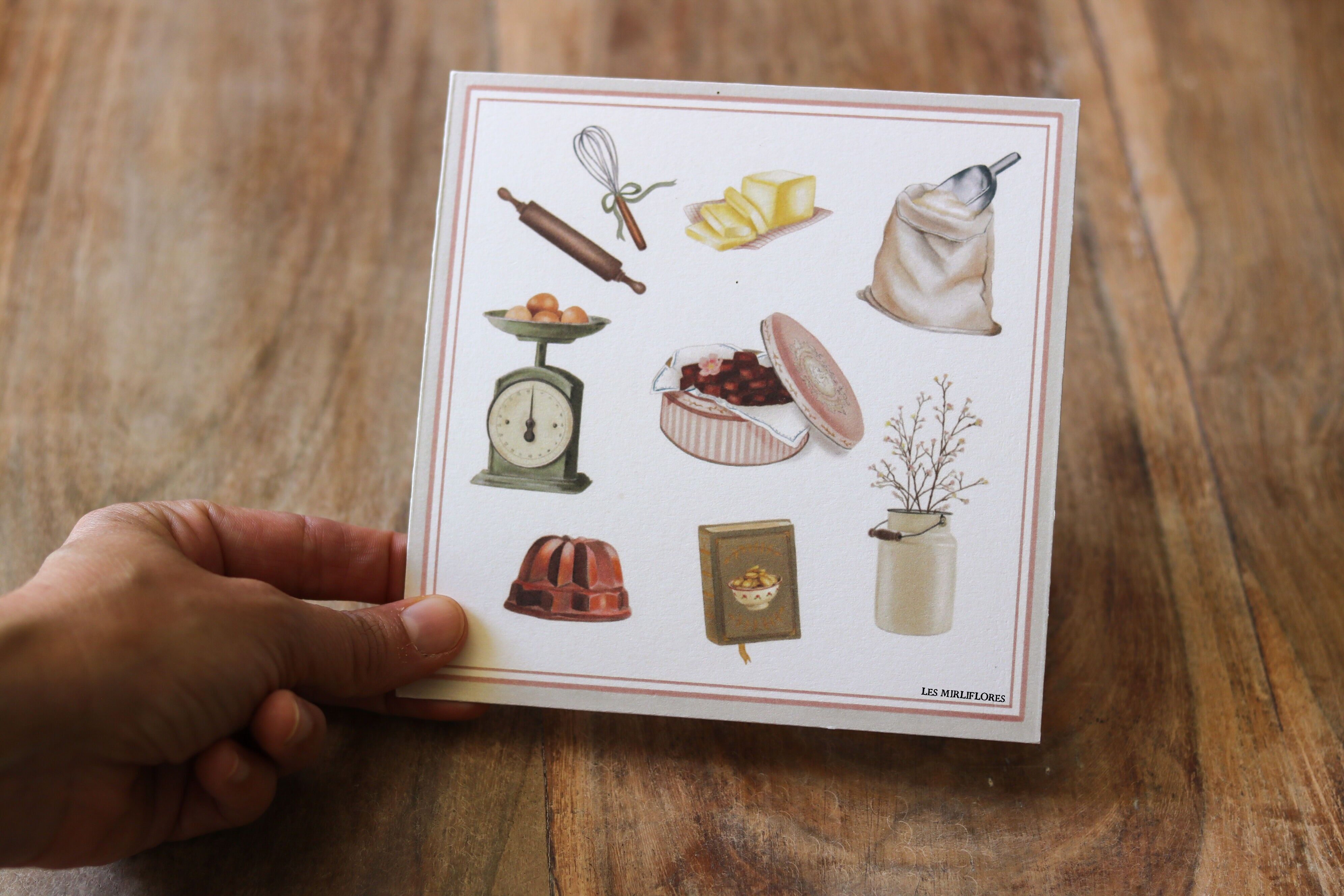 Cartolina illustrata La Pasticceria