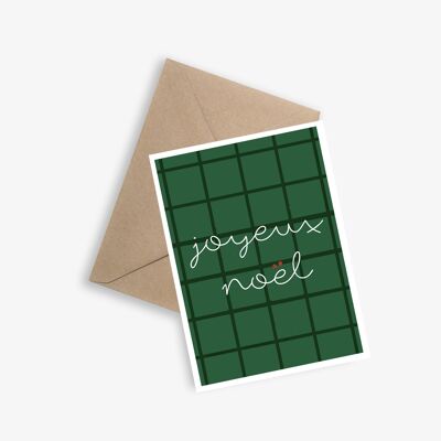 Frohe Weihnachten - Einfache Karte und Poster