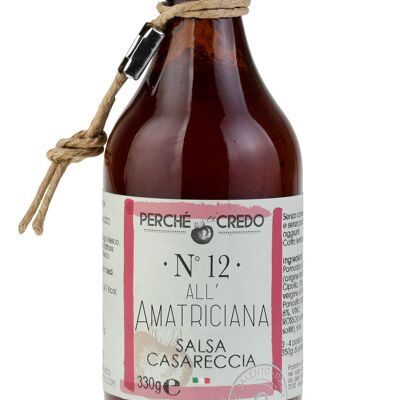 Amatriciana receta casera N°12, 330 g