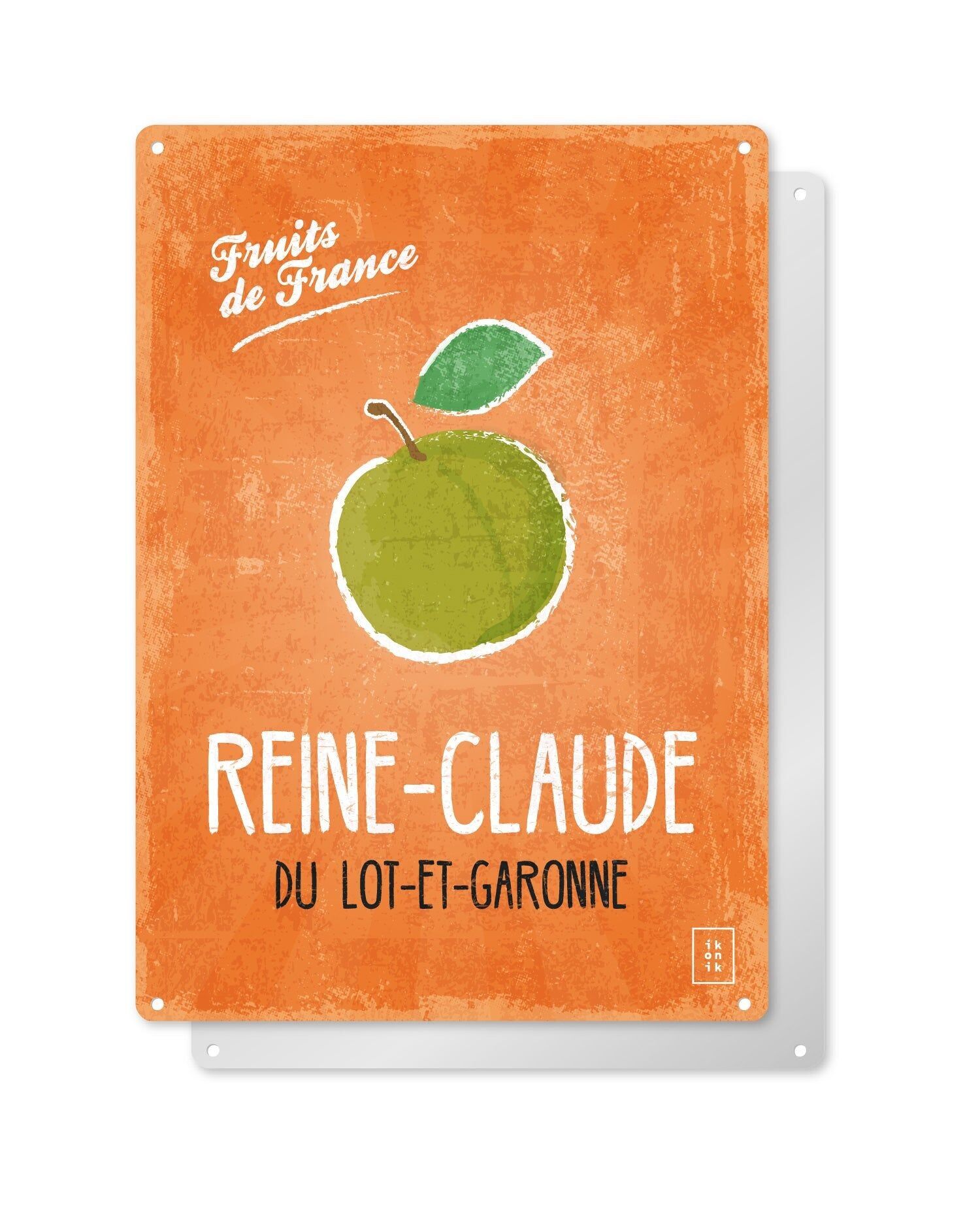 Dekorative Plakette Reine-Claude von Lot-et-Garonne