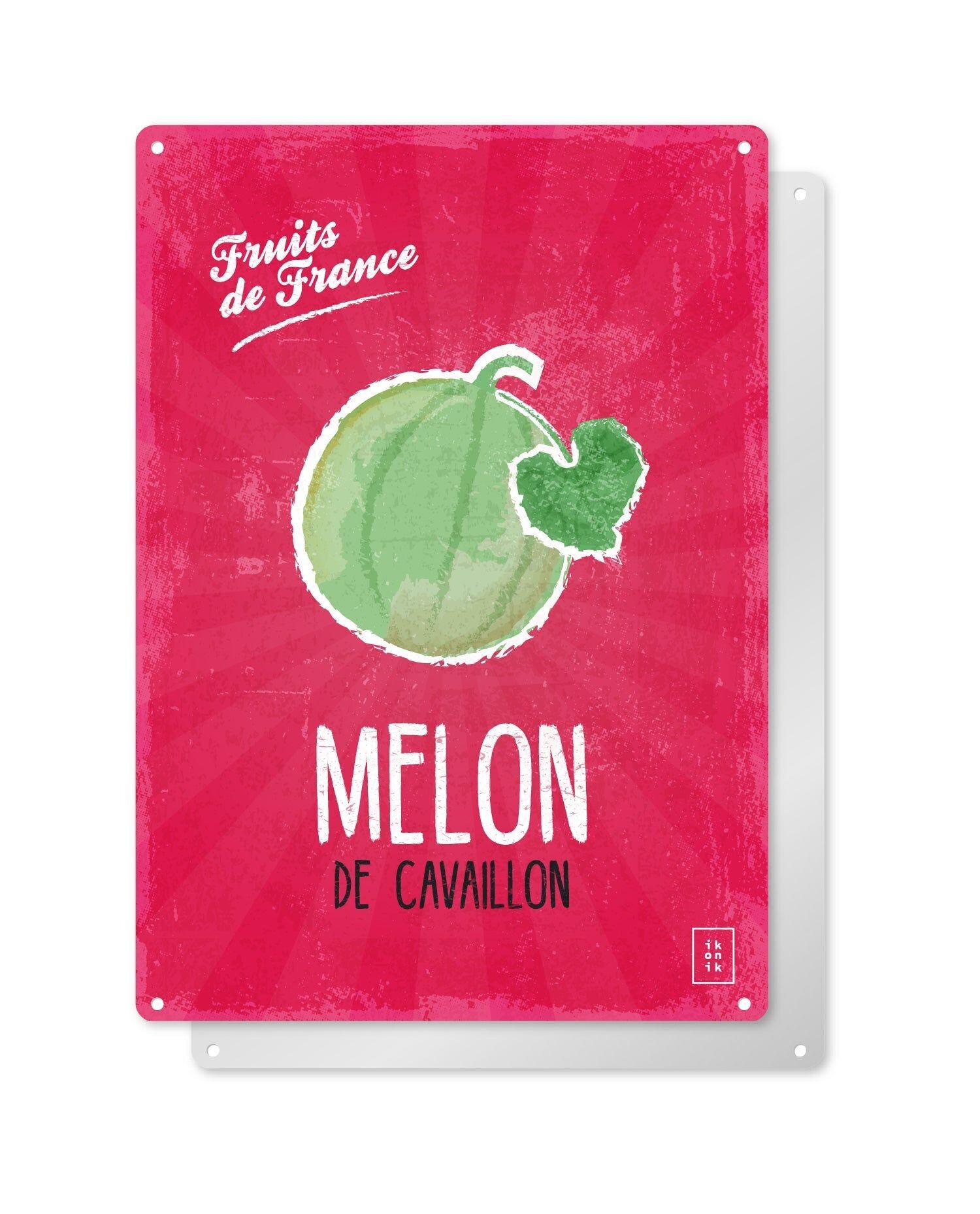 Cavaillon Melone Dekoteller