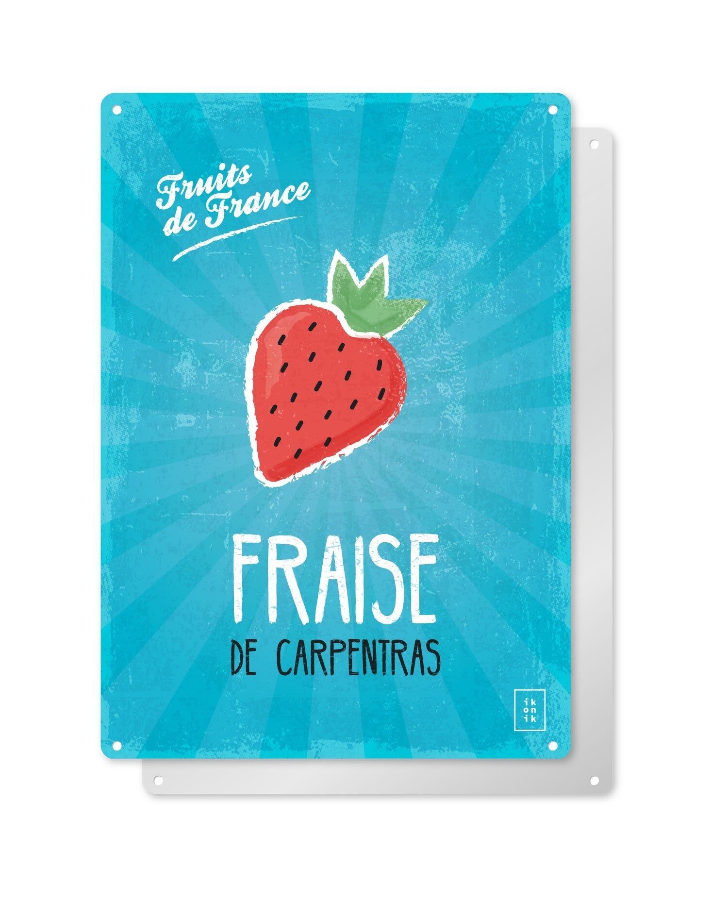 Dekorative Plakette „Erdbeere“ von Carpentras