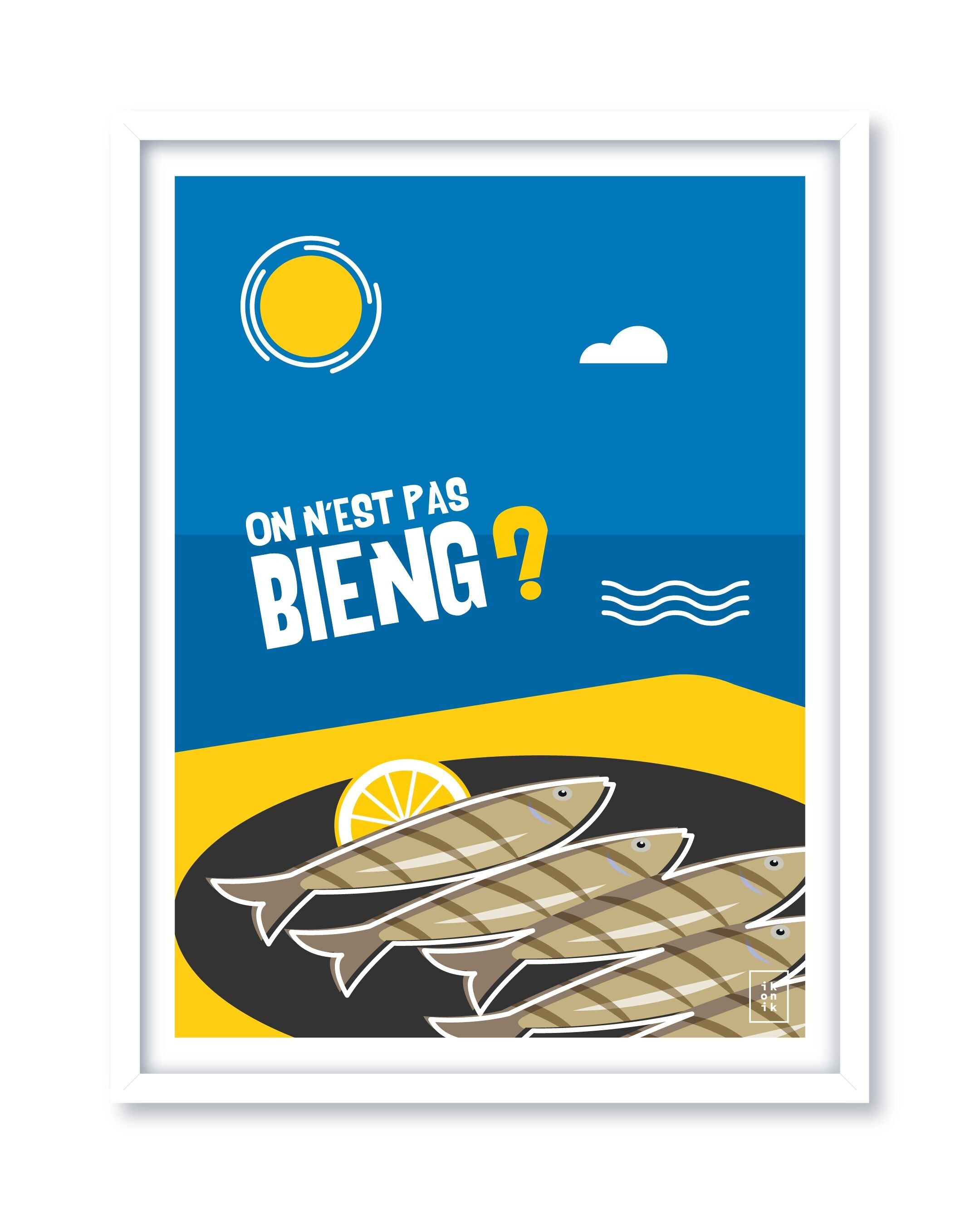 La Sardinade Poster | Sind wir nicht gut?- 30 x 40 cm