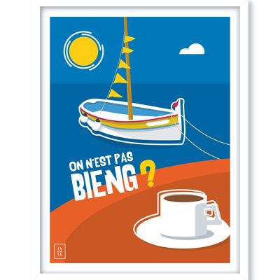 Il manifesto del caffè | Non siamo bravi?- 30 x 40 cm