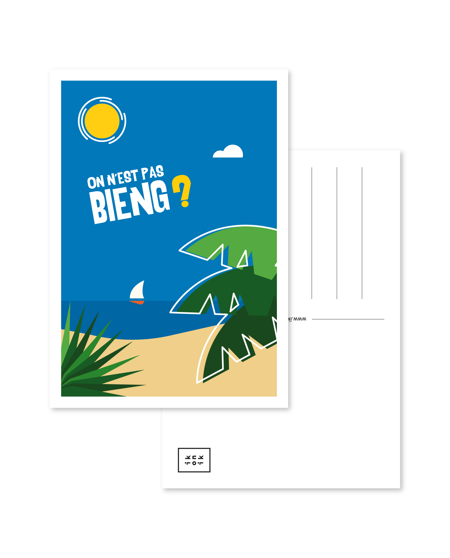 Postkarte | Der Strand