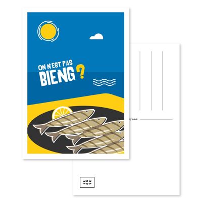 Postcard La Sardinade | Aren't we well?- A5