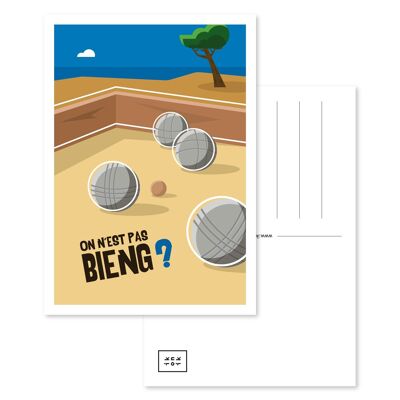 Postcard La Pétanque | Aren't we well?- A5