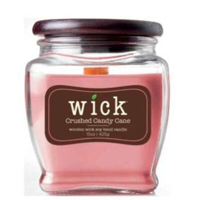 Wick crushed candy cane