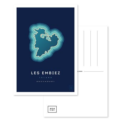 Postcard from Embiez Island - A5